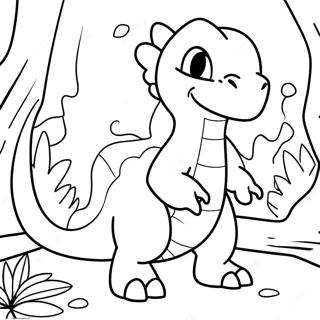 Charmeleon In A Jungle Coloring Page 42814-34192