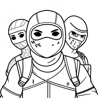 Fortnite Ninja Coloring Page 42853-34219