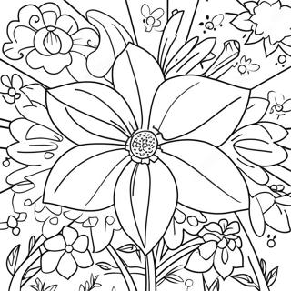 Nebraska State Flower Coloring Pages