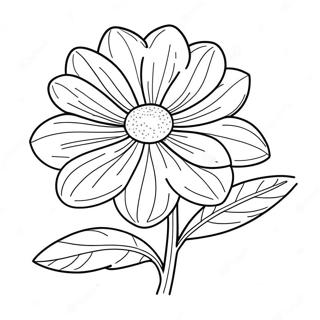 Beautiful Nebraska State Flower Coloring Page 42934-34293