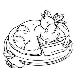 Apple Pie Coloring Pages