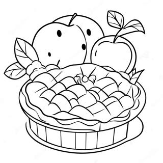 Apple Pie Coloring Page 42953-34303