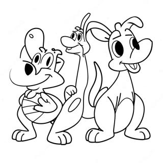 Rocko And Friends Adventure Coloring Page 42964-34315