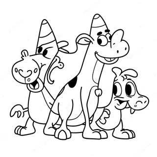 Rocko And Friends Adventure Coloring Page 42964-34316