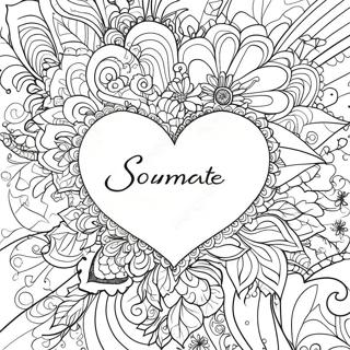 Soulmate Love Quotes Coloring Pages