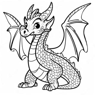 Hivewing Dragon Coloring Page 42973-34318