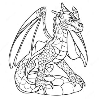 Hivewing Dragon Coloring Page 42973-34319