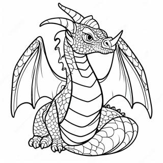 Hivewing Dragon Coloring Page 42973-34320