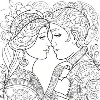 Romantic Soulmate Quotes Coloring Page 4297-3557