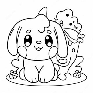 Cinnamoroll With Adorable Friends Coloring Page 42-36