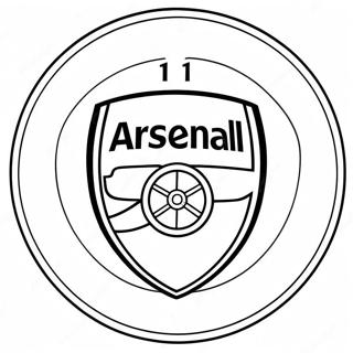 Arsenal Logo Coloring Page 43013-34363