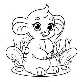 Animal Precious Moments Coloring Page 43043-34375