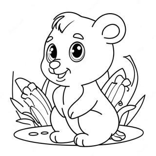 Animal Precious Moments Coloring Page 43043-34376