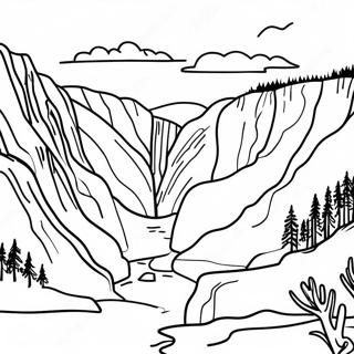 Yellowstone Coloring Pages