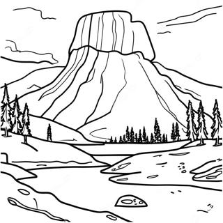 Yellowstone National Park Coloring Page 43073-34398