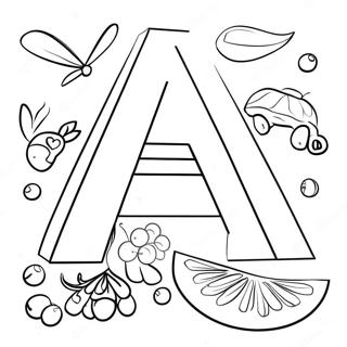 Montessori Alphabet Coloring Page 43094-34414