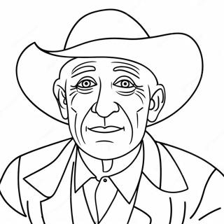 Pablo Picasso Coloring Pages