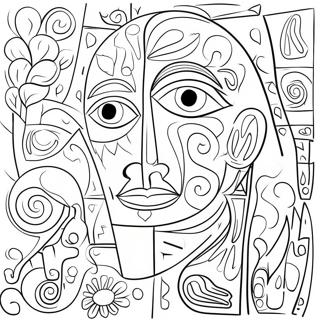 Pablo Picasso Coloring Pages