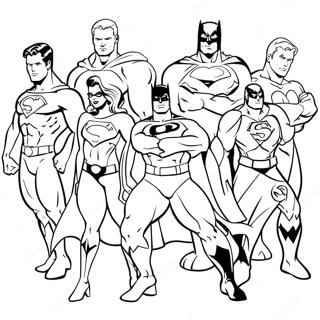 Dc Superheroes Coloring Page 431-333