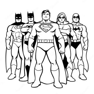 Dc Superheroes Coloring Page 431-336