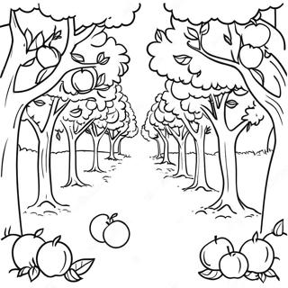 Apple Orchard Coloring Page 43213-34511