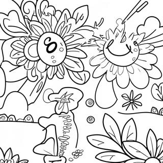 Colorful 420 Celebration Coloring Page 43224-34520