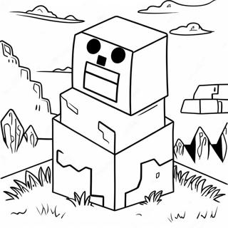 Minecraft Tnt Block Coloring Page 43243-34525