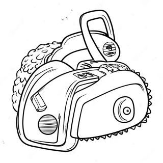 Chainsaw Coloring Page 43253-34547