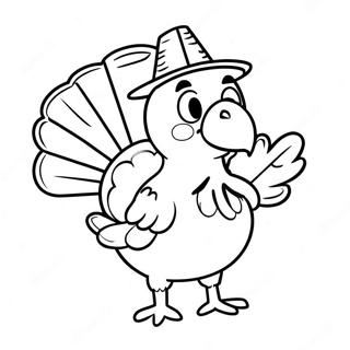 Turkey Hunting Coloring Pages