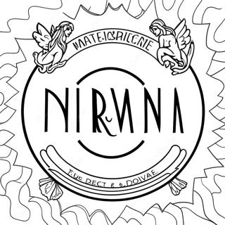 Nirvana Band Logo Coloring Page 43293-34571