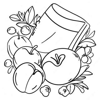 Rosh Hashanah Coloring Page 4336-3592