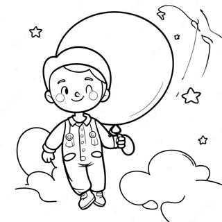 Balloon Boy Coloring Page 43373-34625