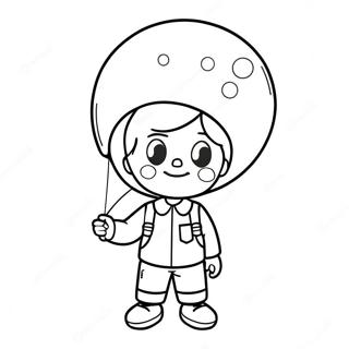 Balloon Boy Coloring Page 43373-34626