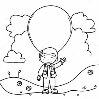 Balloon Boy Coloring Page 43373-34628