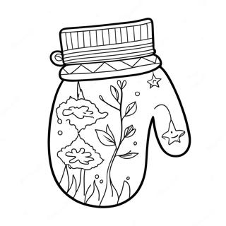 The Mitten Coloring Page 43383-34639