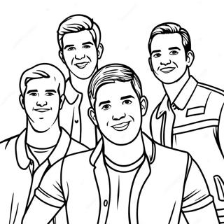 Big Time Rush Coloring Pages