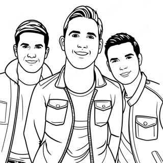 Big Time Rush Coloring Page 43393-34646