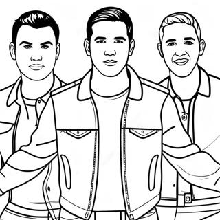 Big Time Rush Coloring Page 43393-34647