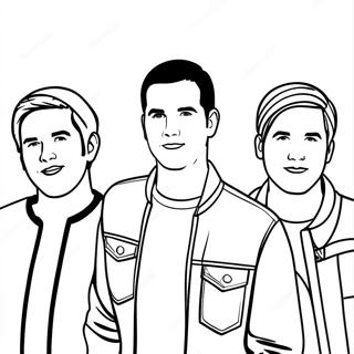 Big Time Rush Coloring Page 43393-34648