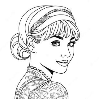 Audrey Descendants Coloring Pages