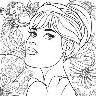 Audrey Descendants Coloring Page 43423-34676