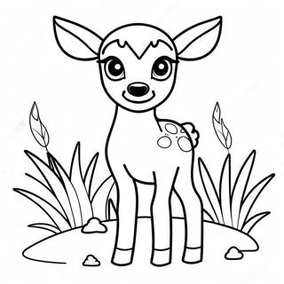 Fawn Coloring Page 43433-34680