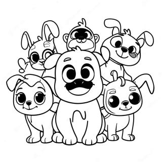 Puppy Dog Pals Coloring Pages