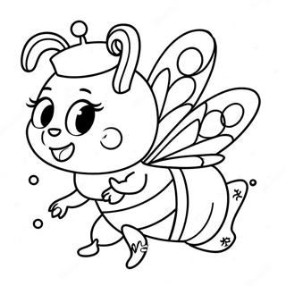 Sparkling Lol Queen Bee Coloring Page 43474-34714