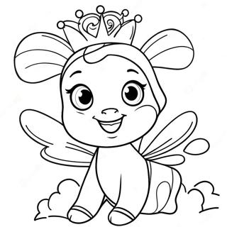 Sparkling Lol Queen Bee Coloring Page 43474-34716