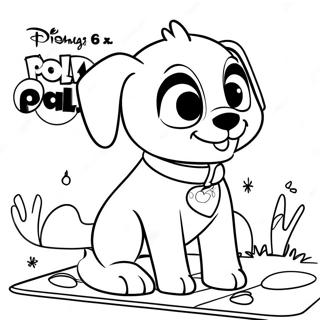 Adventurous Puppy Dog Pals Coloring Page 4347-3597