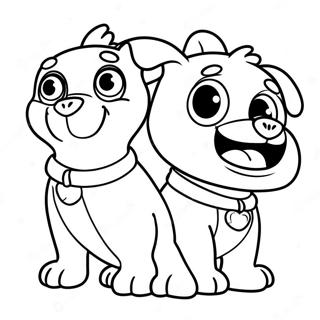 Adventurous Puppy Dog Pals Coloring Page 4347-3598