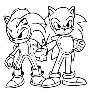 Sonic Prime Characters Coloring Page 43484-34721