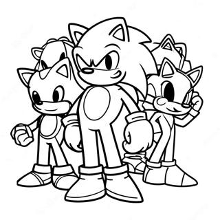 Sonic Prime Characters Coloring Page 43484-34722