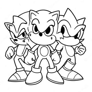 Sonic Prime Characters Coloring Page 43484-34723